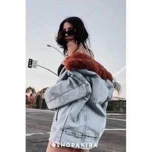 Levis OVERSIZED SHERPA TRUCKER JACKET